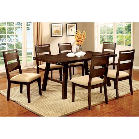 Dining Table and Chair Set for Six